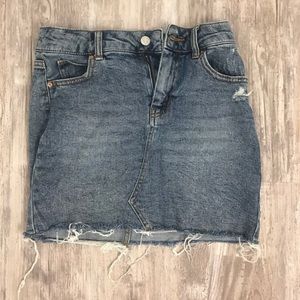jean skirt